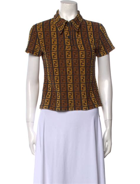 fendi button-up shirt womens|Fendi shirts.